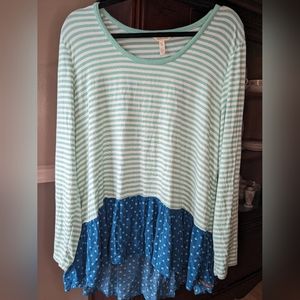 Matilda Jane long sleeve blouse size XL